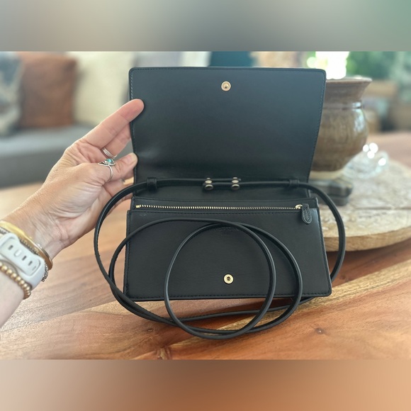 Coach Black Wine Pink Hayden Foldover Shoulder Bag - Picture 4 of 7